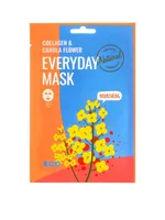 Masca de fata nutritiva cu colagen si flori de canola Everyday, 27g, Dearboo