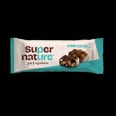 Migdale invelite in ciocolata bio, 34g, Super Nature