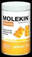 Molekin Imuno pentru +3 ani, 60 jeleuri gumate cu aroma de portocale, Zdrovit