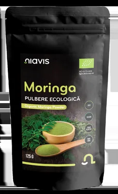 Moringa Pulbere ecologica, 125g, Niavis