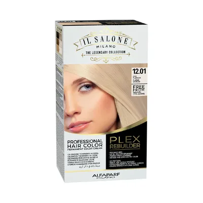 Vopsea permanenta Plex Rebuilder Nr. 12.01 Iced Platinum, 100ml, Il Salone Milano