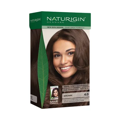 Vopsea de par Brown 4.0, 115ml, Naturigin