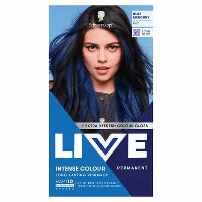 Vopsea de par Schwarzkopf Intense Color Urban Metallics U67 Blue Mercury, 142.5ml, Live