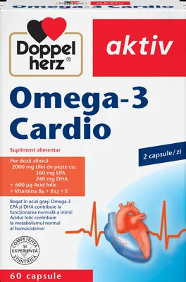 Omega-3 Cardio, 60 capsule, Doppelherz