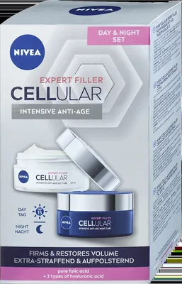 Set rutina anti-rid Cellular Firming Crema de zi 50ml + Crema de noapte 50ml, Nivea