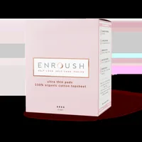 Absorbante din bumbac pentru noapte Organic, 8 bucati, Enroush