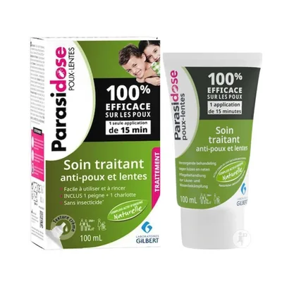 Lotiune tratament pentru paduchi si lindini, 200ml + Casca, Parasidose Express