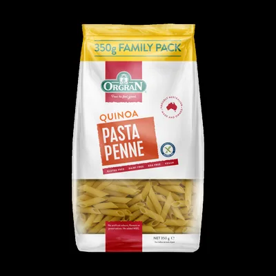 Paste penne din quinoa, 350g, Orgran