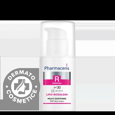 Crema de zi calmanta pentru ten uscat SPF30 Lipo-Rosalgin R, 30ml, Pharmaceris