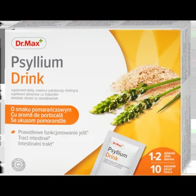 Dr. Max Psyllium Drink, 10 plicuri
