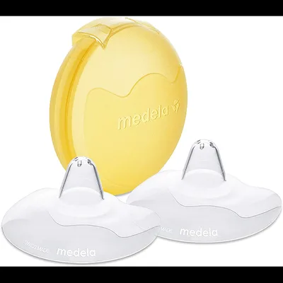 Protectii din silicon pentru mameloane marimea S, 2 bucati, Medela