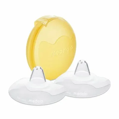 Protectii din silicon pentru mameloane marimea L, 2 bucati, Medela