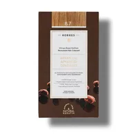 Vopsea de par Argan Oil 8.7 Toffee, 50ml, Korres