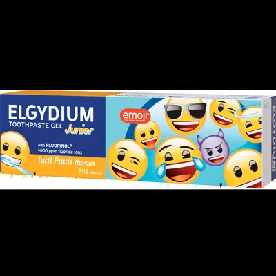 Pasta de dinti cu aroma tutti frutti Emoji pentru 7-12 ani, 50ml, Elgydium