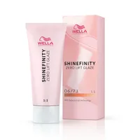 Vopsea demi-permanenta Shinefinity Zero Lift Glaze 06/71 Caramel Chocolate, 60 ml, Wella Professionals