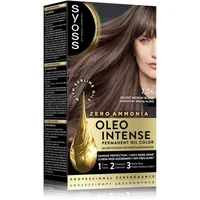 Vopsea de par permanenta fara amoniac 7-56 Blond Mediu Cenusiu Color Oleo Intense, 115ml, Syoss
