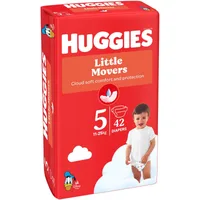 Scutece Little Movers Jumbo Marimea 4 pentru 7 - 18kg, 50 bucati, Huggies
