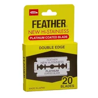 Rezerve lame de ras, 20 bucati, Feather