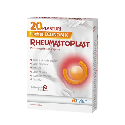 RheumastoPlast, 4 plasturi, Hyllan Pharma
