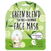 Masca tip servetel revitalizanta si calmanta cu ceai verde si castravete, 25ml, Look At Me