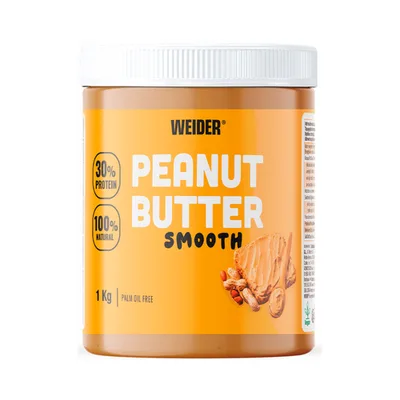 Unt de arahide natural Peanut Butter, 1000g, Weider