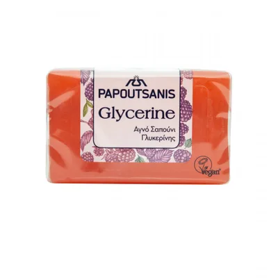 Sapun glicerina rosu, 125g, Papoutsanis