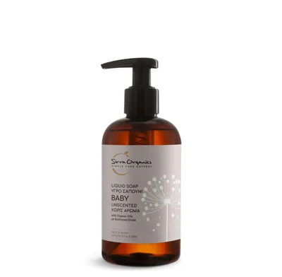 Sapun lichid fara miros pentru copii, 60ml, Sirra Organics
