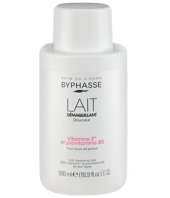 Lapte demachiant delicat pentru toate tipurile de ten, 500ml, Byphasse