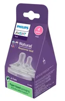 Set tetine cu debit rapid pentru +3 luni Natural Response SCY964/02, 2 bucati, Philips Avent