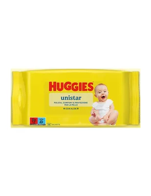Servetele umede Baby Unistar, 56 bucati, Huggies