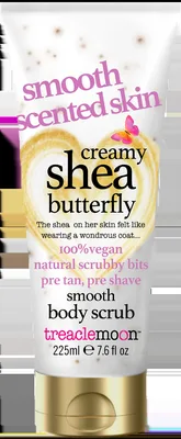 Exfoliant pentru corp Shea Butterfly, 225ml, Treaclemoon