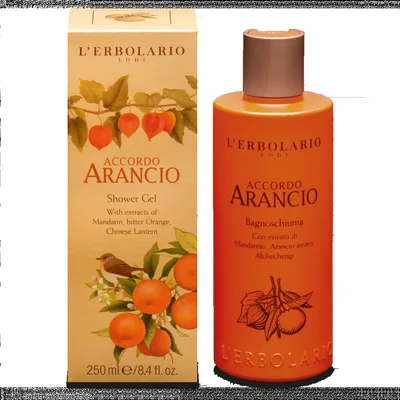 L'Erbolario Gel de dus Accordo Arancio, 250ml