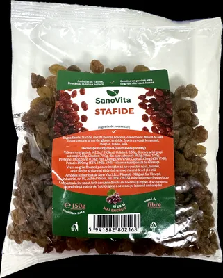 Stafide, 150g, SanoVita