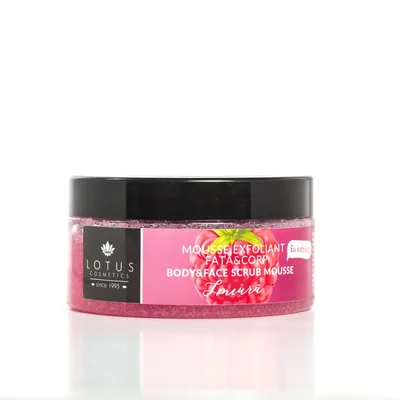 Scrub pentru corp cu aroma de zmeura Spa Dermoactive, 250g, Lotus Cosmetics
