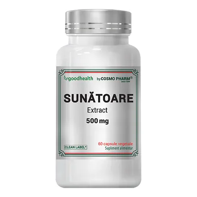 Sunatoare Extract 500mg, 30 capsule, Cosmopharm
