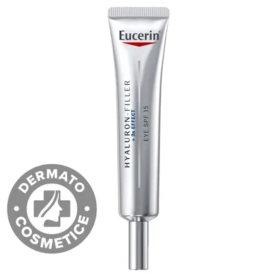 Crema de ochi anti-age cu SPF15 Hyaluron Filler, 15ml, Eucerin