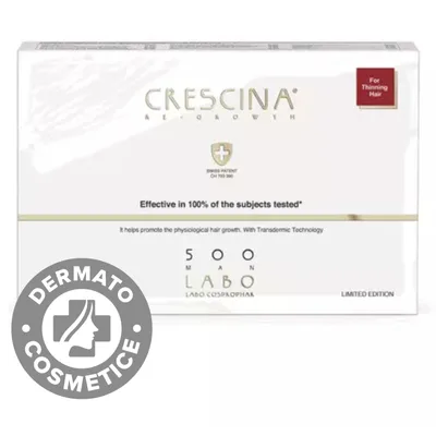 Tratament pentru barbati Re-growth HFSC 1300 Crescina, 5 fiole, Labo