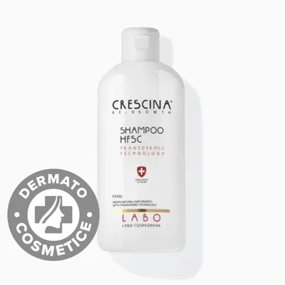 Sampon pentru barbati Transdermic HFSC Crescina, 500ml, Labo