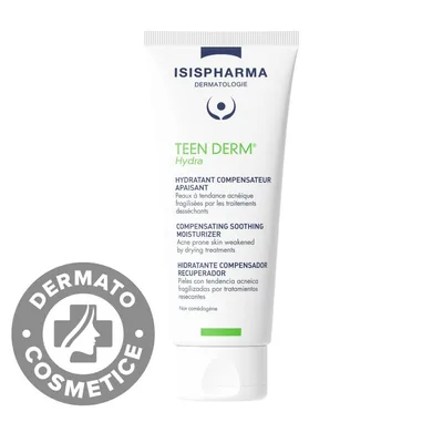 Crema pentru pielea predispusa la acnee Teen Derm Hydra, 40ml, Isis Pharma