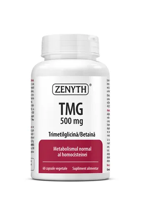 TMG 500mg, 60 capsule vegetale, Zenyth