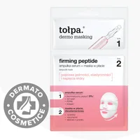 Masca-ser tip servetel in 2 pasi cu peptide pentru fermitate Dermo Masking, 1 bucata, Tolpa