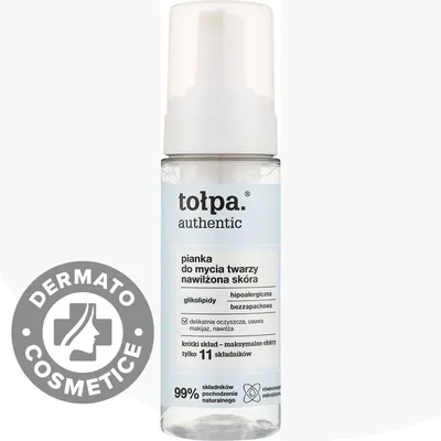 Spuma pentru curatarea fetei si piele hidratata, 150ml, Tolpa