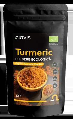Turmeric Pulbere ecologica, 125g, Niavis