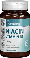 Vitamina B3 niacina 10mg, 100 comprimate, Vitaking
