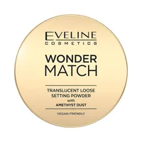 Pudra pulbere translucida cu praf de ametist Wonder Match, 6g, Eveline Cosmetics