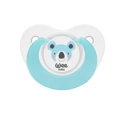 Set suzete din silicon cu forma ortodontica nr.2, 2 bucati, Wee Baby