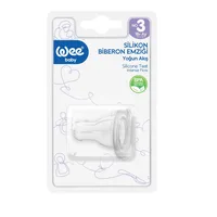 Tetina din silicon rotunda nr.2, 1 bucata, Wee Baby