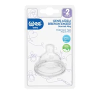 Tetina din silicon anticolic cu gura larga nr.1, 1 bucata, Wee Baby