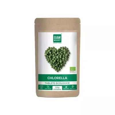 Chlorella ecologica 250g, 500 tablete, Rawboost