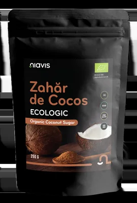 Zahar de cocos ecologic, 250g, Niavis